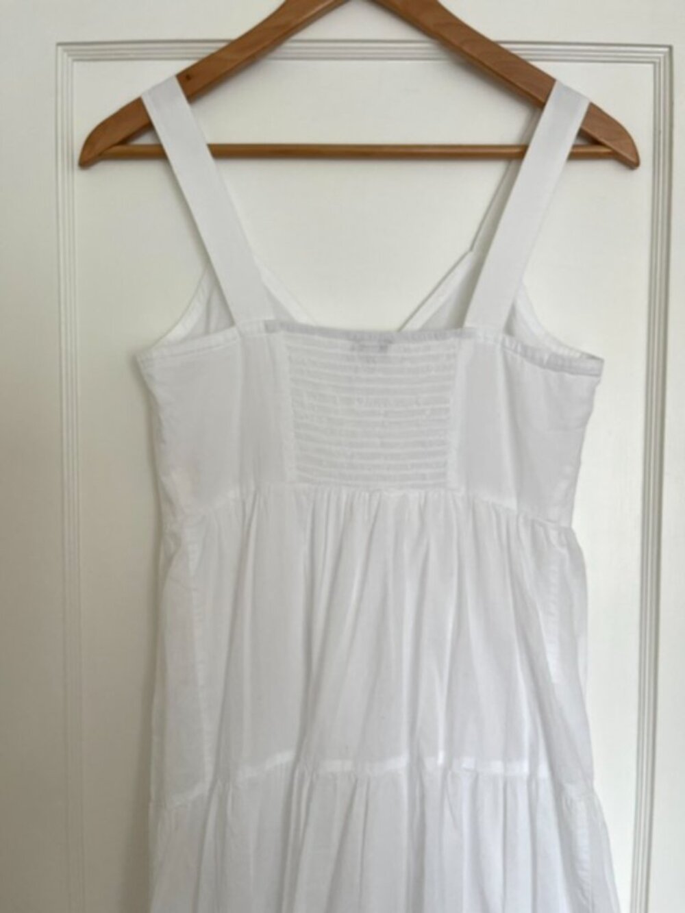 NWOT Rails Violet Tiered White Cotton Voile Midi Dress | Size Small - Picture 7 of 11